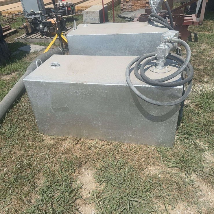 100-gallon fuel tank with pump