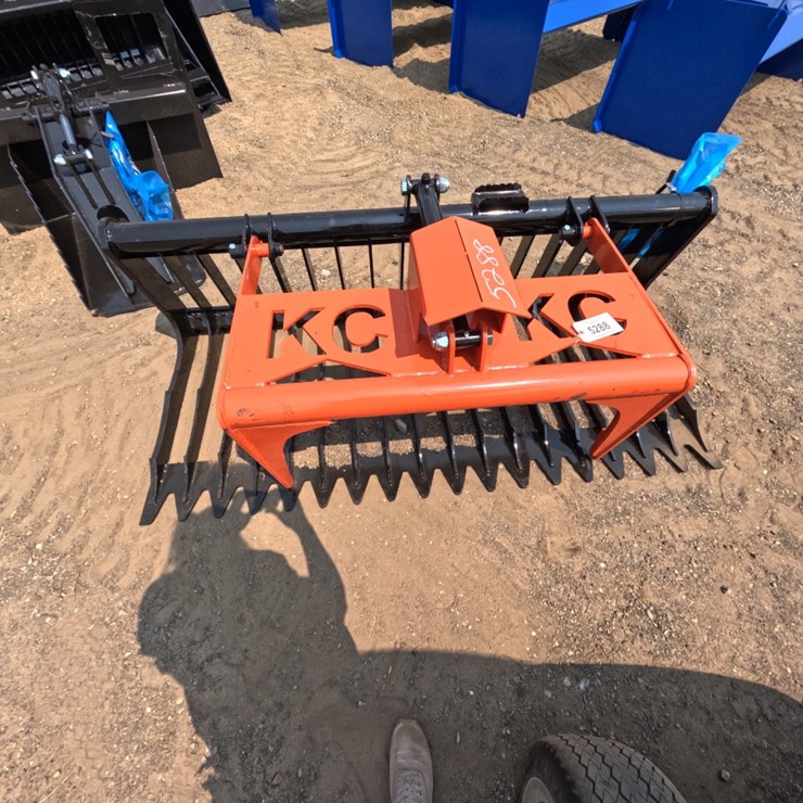 #5288 • 76" Skid Steer Skeleton Grapple Single Cylinder