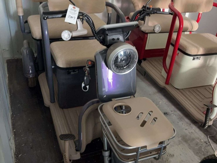 new-2025-irc40-high-end-electric-mini-golf-cart,-purple-in-color,-runs-image-1