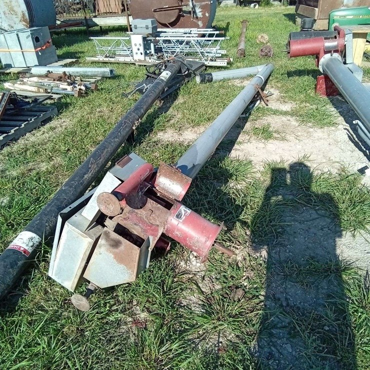 6" vertical bin unloading auger