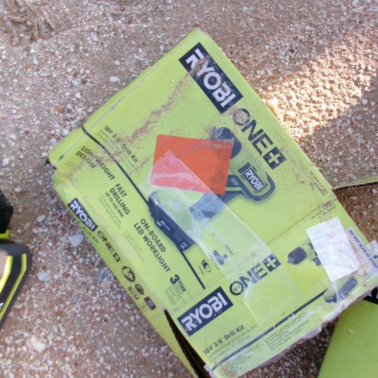 (2) RYOBI 18V 3/8" CORDLESS DRILL