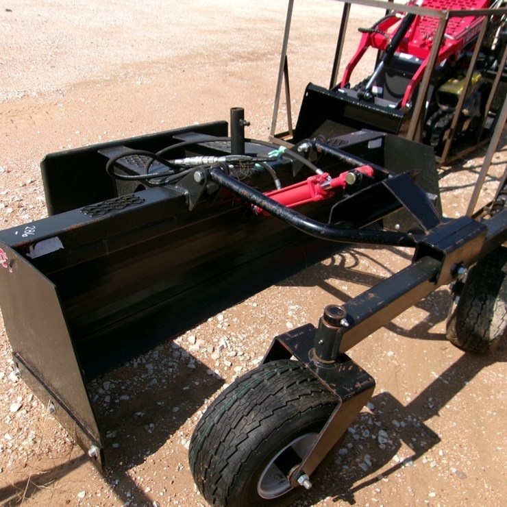 WEST VALLEY BF07 WHEELED BOX BLADE F/ SKID STEER