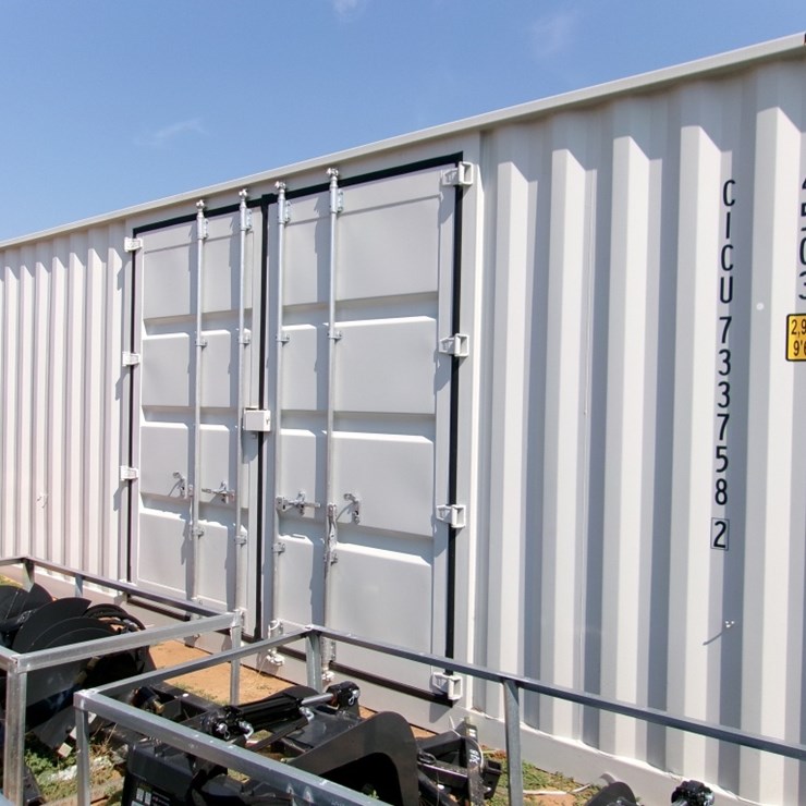 40FT SEA CONTAINER W/ 2 SIDE DOORS- 1 TRIP
