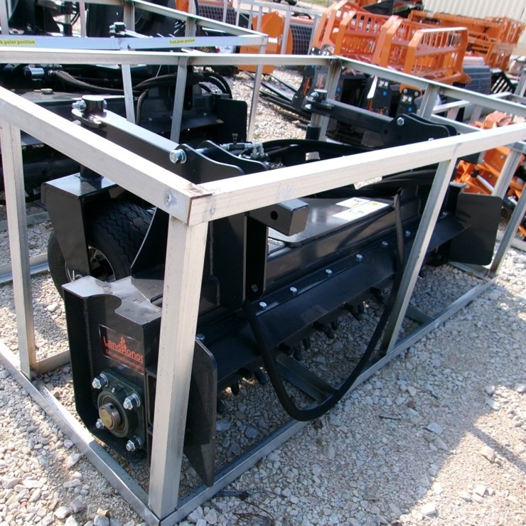 LAND HONOR 72" POWER RAKE F/ SKID STEER