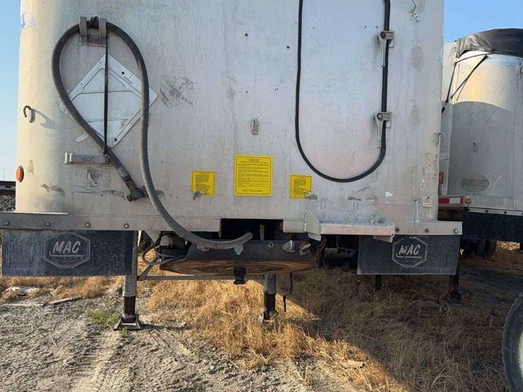 2002-mac-39ft-frameless-dump-trailer,-roll-tarp,-air-ride,-air-tailgate,-man-door,-coal-chute,-aluminum-rims,-11r22.5,-vin#5madn39242c005592-image-2