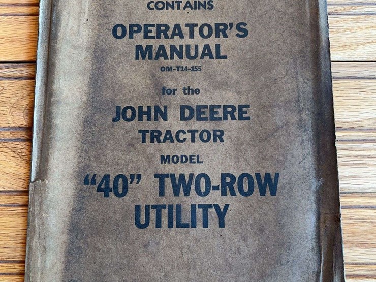 john-deere-40-utility-tractor-operators-manual-image-1