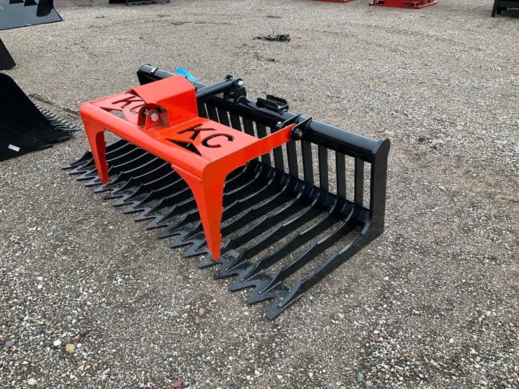 #625-•-76"-skid-steer-skeleton-grapple-single-cylinder-image-1