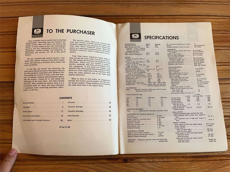 john-deere-1010-industrial-crawler-operator's-manual-image-3