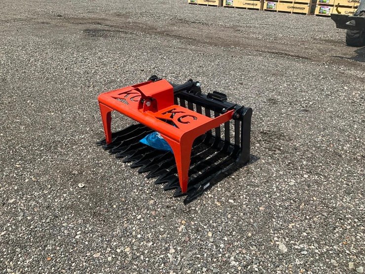 #623-•-48"-skid-steer-skeleton-grapple-single-cylinder-image-1