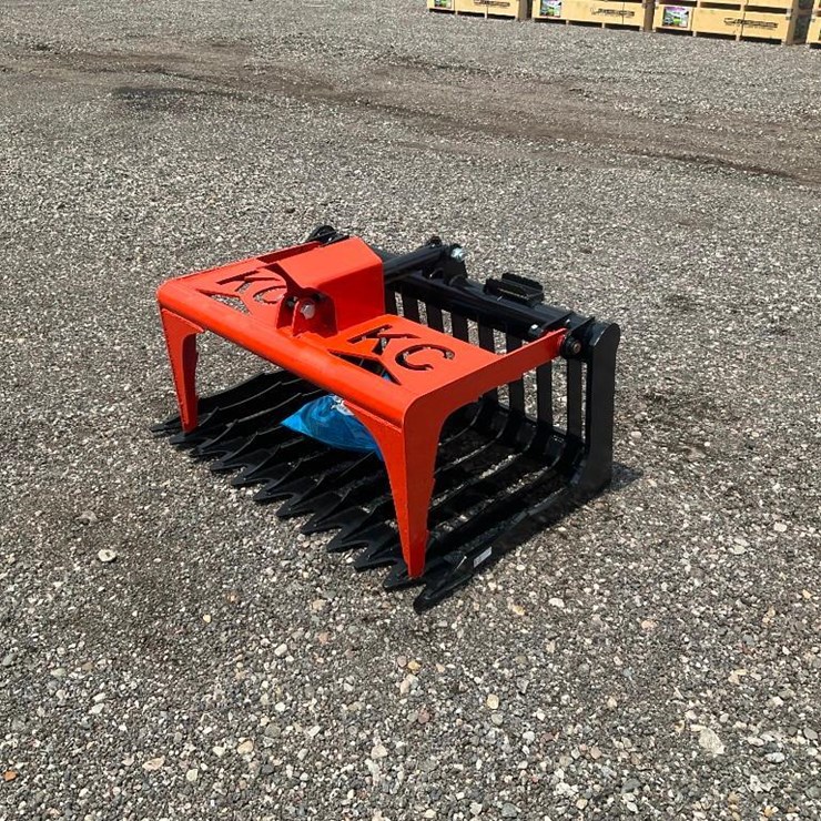 #623 • 48" Skid Steer Skeleton Grapple Single Cylinder