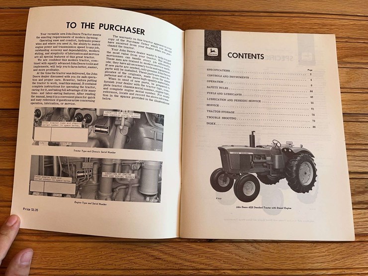 john-deere-4020-tractor-operator's-manual-image-3