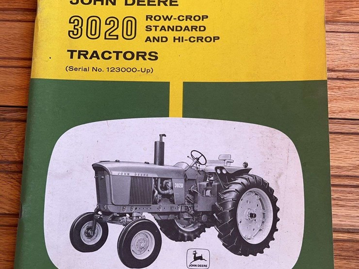 john-deere-3020-tractor-operator's-manual-image-1