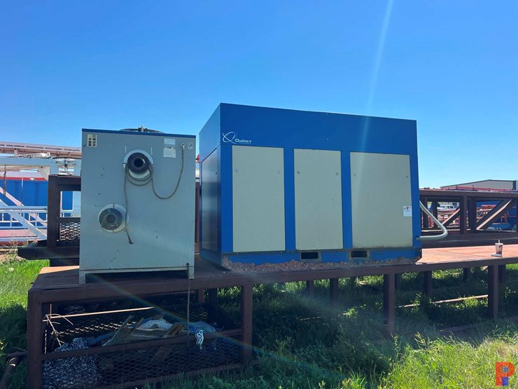 quincy-qsi-540-enclosed-rotary-screw-air-compressor,-skidded-image-1