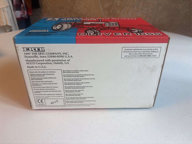 (2)-1/16-oliver-heritage-1655-+-1/64-agco-historical-set-nib-ertl-image-9