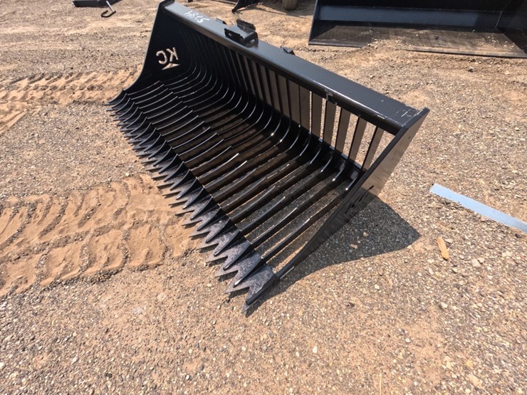 #5284-•-72"-skid-steer-fine-skeleton-bucket-high-side-image-2