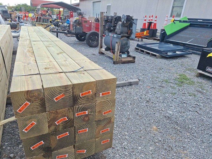 qty-(16)-unused-6x6x16-pressure-treated-posts-image-3