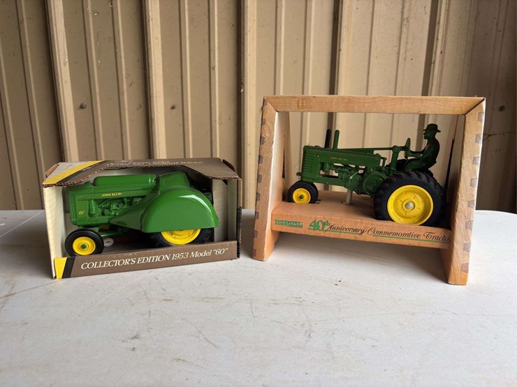 (2)-1/16-john-deere-model-60-orchard-and-model-a-nib-ertl-image-1