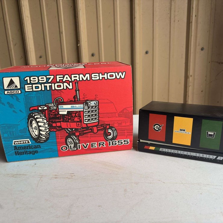 (2) 1/16 Heritage Oliver 1655 + 1/64 AGCO Historical Set NIB Ertl