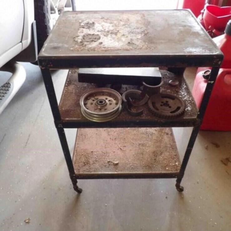 Rolling Shop Cart, 15 x 20 x 29