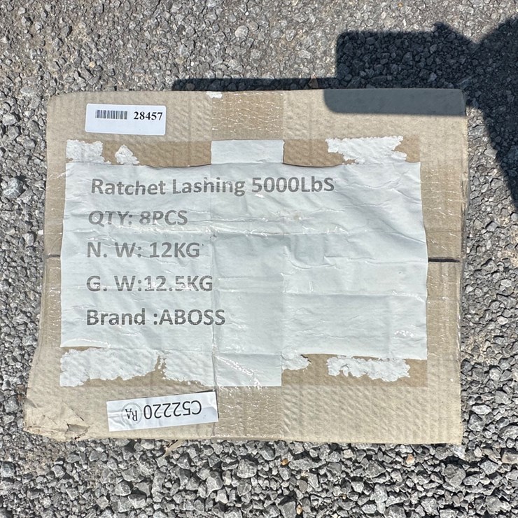 #28455 • LOT OF (8) RATCHET STRAPS
