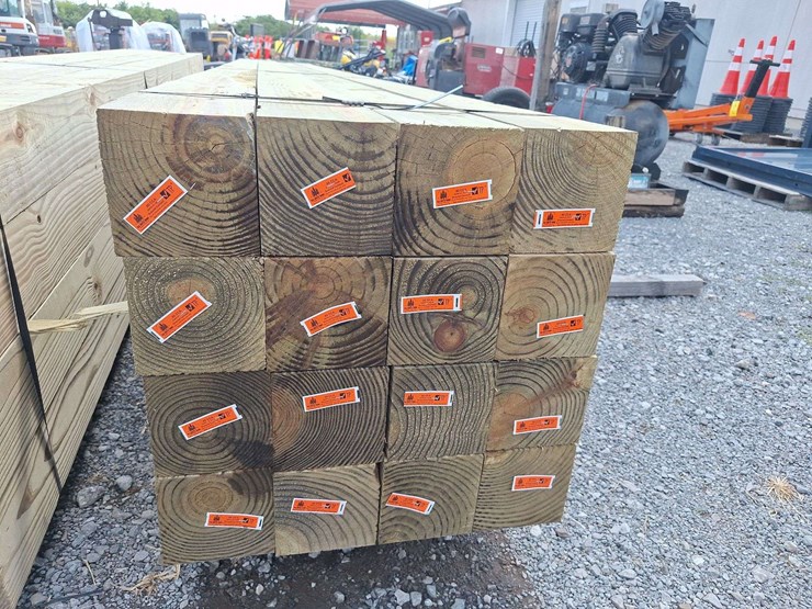 qty-(16)-unused-6x6x16-pressure-treated-posts-image-4