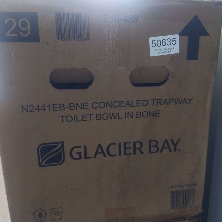 GLACIER BAY BONE TOILET BOWL