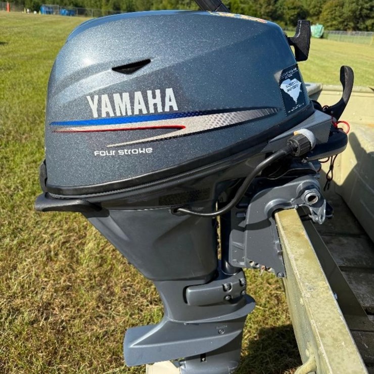 2008 YAMAHA 15HP 4 STROKE OUTBOARD MOTOR