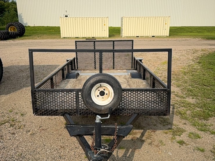 homemade-2-wheel-utility-trailer-w/-ramp,-approximately-6’-x-11’,-**no-title**-image-2