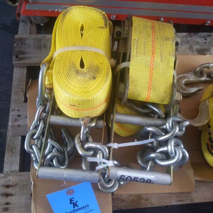3''X30' RATCHET STRAPS QTY 2