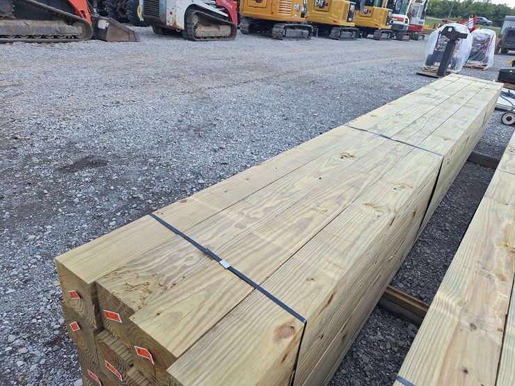 qty-(16)-unused-6x6x16-pressure-treated-posts-image-3
