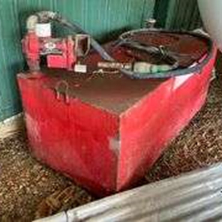 150 gal. diesel fuel tank w/Fillrite 20 gpm, 12 volt pump