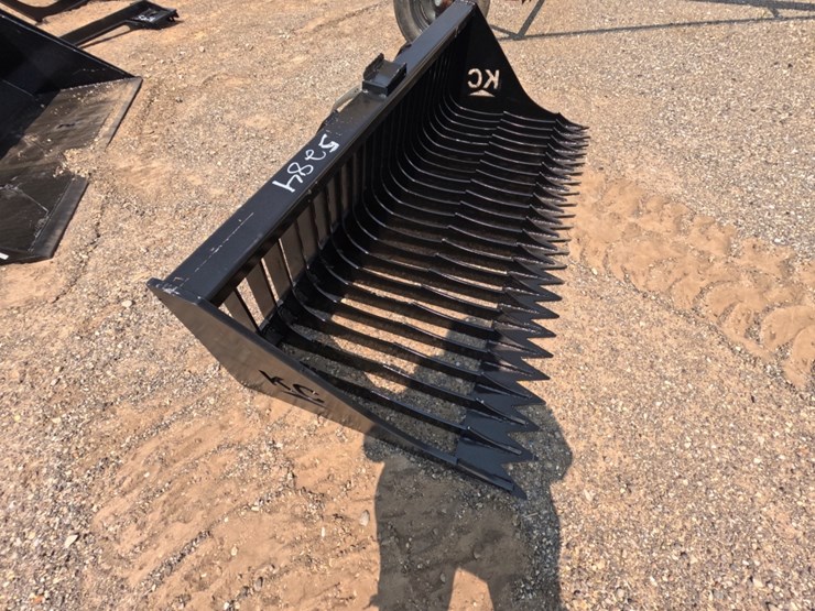 #5284-•-72"-skid-steer-fine-skeleton-bucket-high-side-image-1