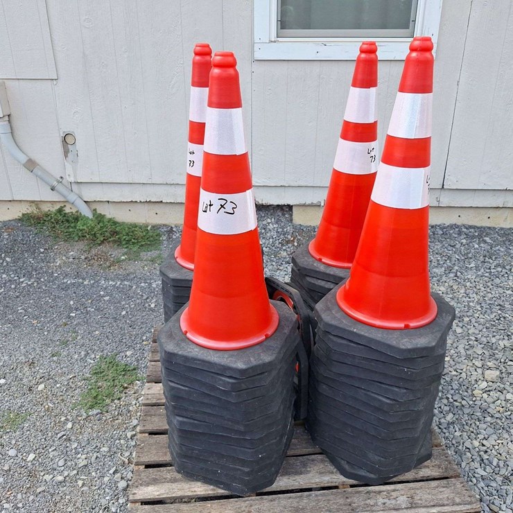APPROX (50) UNUSED TRAFFIC SAFETY CONES
