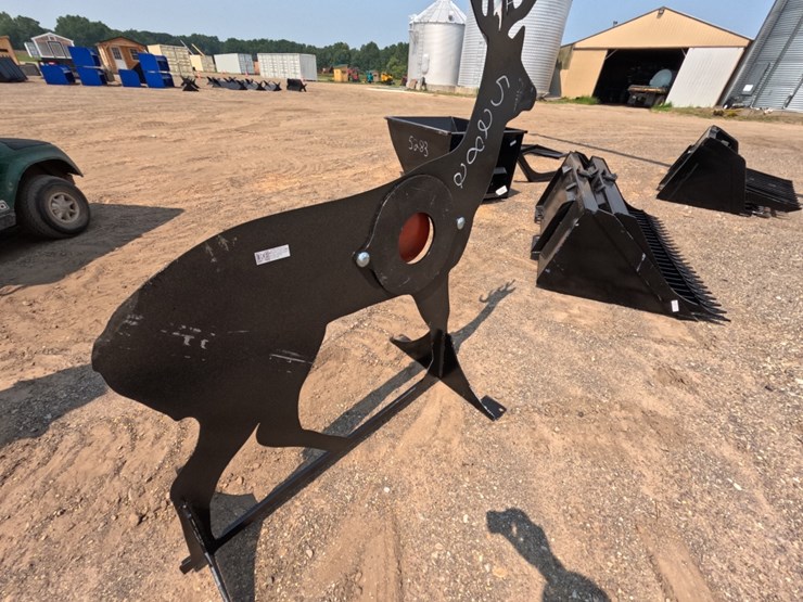 #5282-•-3/8"-ar500-steel-deer-shooting-target-image-3
