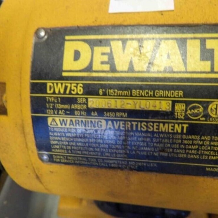 DeWalt 6" Bench Grinder CW756