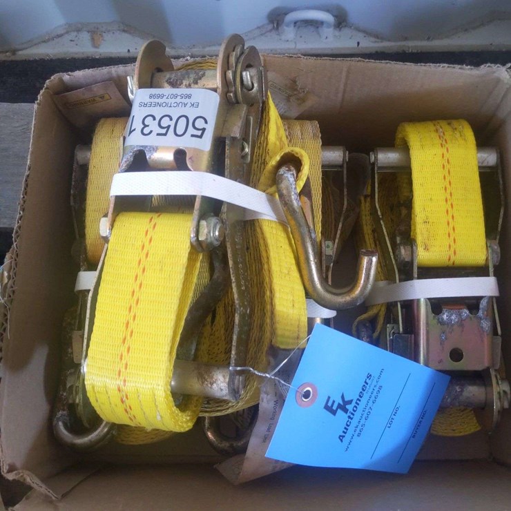 QTY (4) 2''X30' RATCHET STRAPS