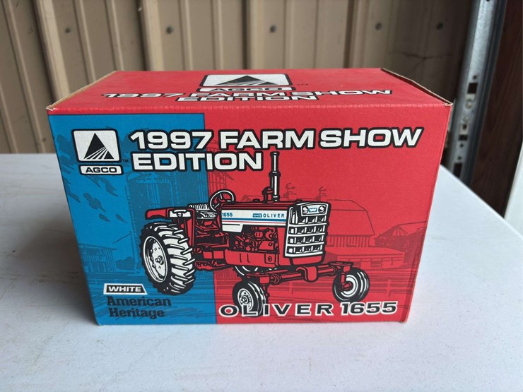 (2)-1/16-heritage-oliver-1655-+-1/64-agco-historical-set-nib-ertl-image-3