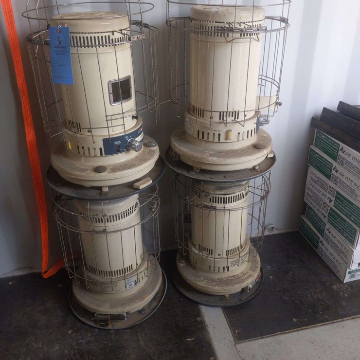QTY 4 KEROSENE HEATERS