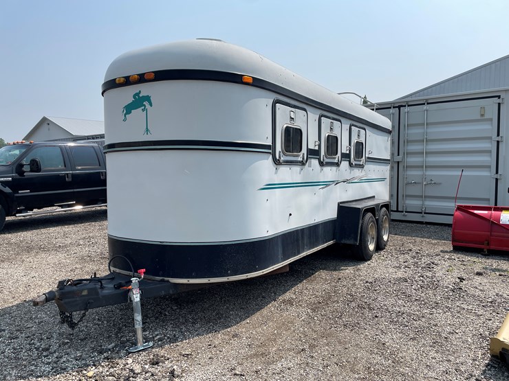 #6304-•-1991-triggs-bumper-pull-3-horse-trailer,-(sells-with-paperwork-to-obtain-title-from-dmv)-image-1