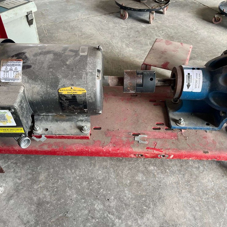 Scot Pump with 5hp Electric Motor and Meter