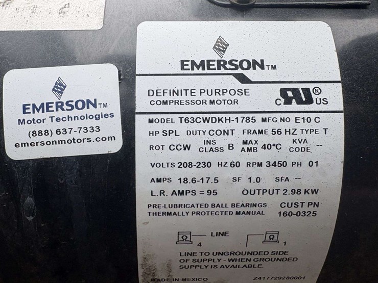 morgan-80-gal-vertical-air-compressor,-1ph,-220v,-slightly-used-image-7
