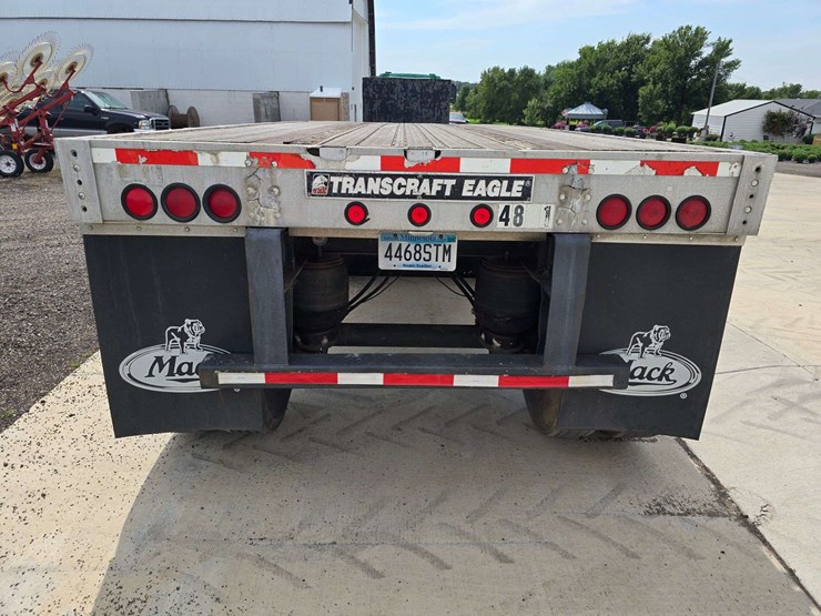 1998-transcraft-eagle-aluminum-flat-bed-trailer,-spread-axle,-11r22.5-tires-on-all-aluminum-rims,-ne-image-22