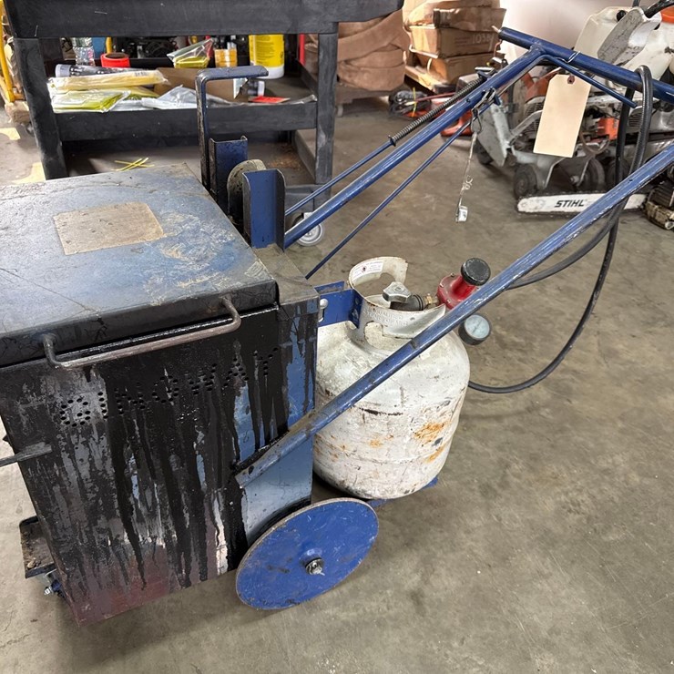 GINGWAY WHEELED TAR POT, PROPANE HEAT SUPPORT EQUIPMENT