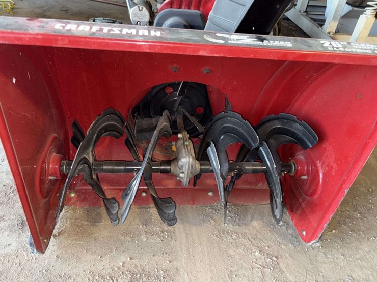 craftsman-26”-walk-behind-snow-blower,-electric-start,-ez-steer,-needs-carb-job,-has-stale-gas-image-3