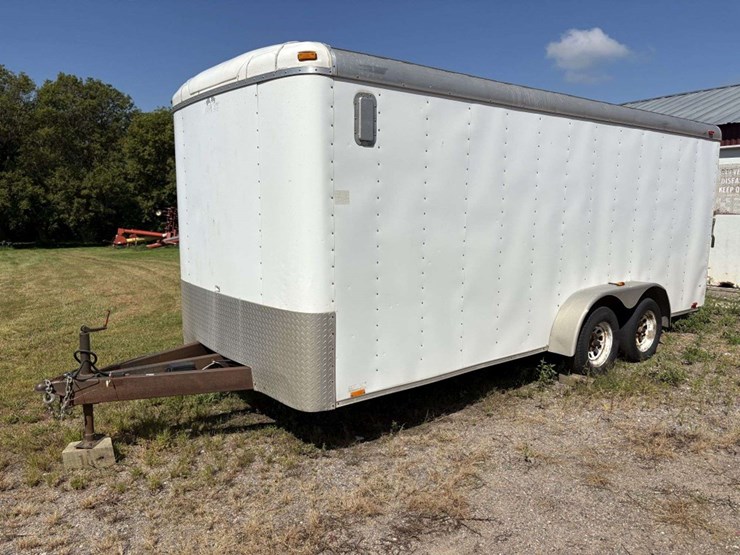 2004-forest-river-cargomate-enclosed-cargo-trailer,-7’x18’,-tandem-axle-with-(2)-3500#-axles,-st205/-image-1