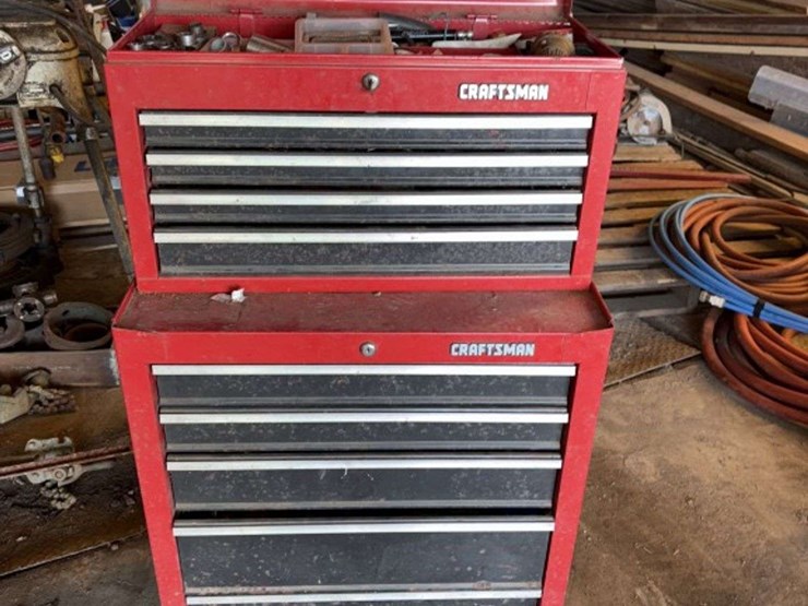 craftsman-tool-chest,-9-drawers,-with-contents-image-1