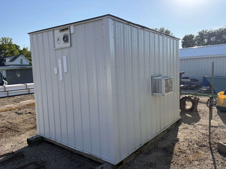 corn-dryer-shack,-on-skids,-100”x123”x102”-tall,-insulated,-32”-door,-a/c,-heat,-lights-image-5