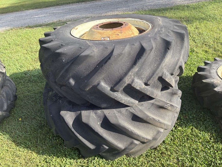 (2)-goodyear-23.1-34-8-ply-on-10-bolt-rims,-11”-centers-image-3
