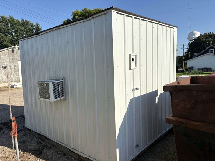 corn-dryer-shack,-on-skids,-100”x123”x102”-tall,-insulated,-32”-door,-a/c,-heat,-lights-image-7