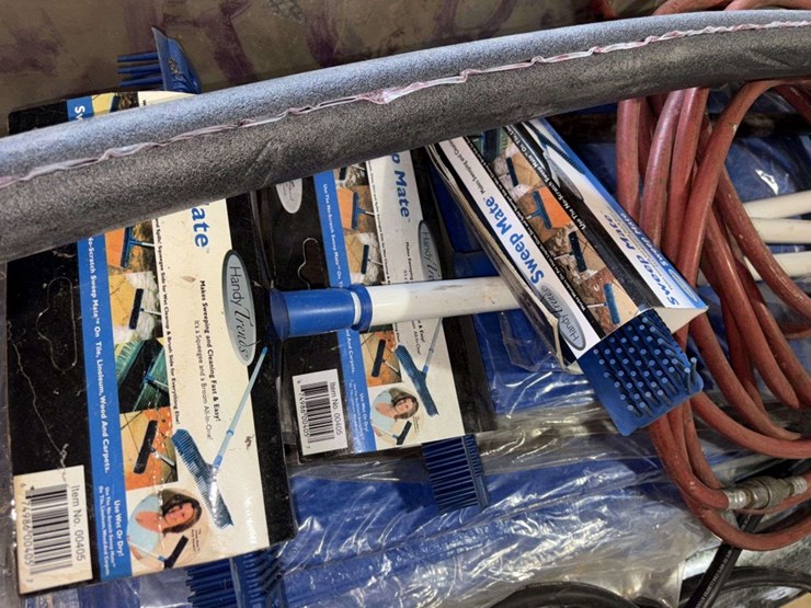 pallet-of:-stove-piping,-ridgid-table,-brushes,-foam-pipe-insulation ,-buying-all-for-one-money-image-2